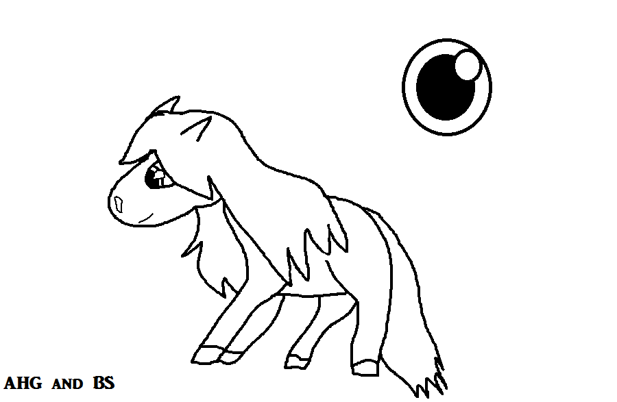 Halflinger Lineart