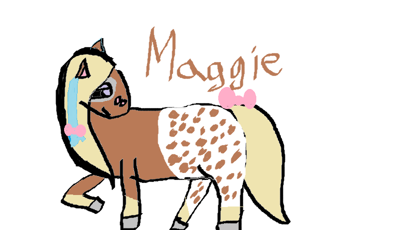 My first drawing of Maggie!