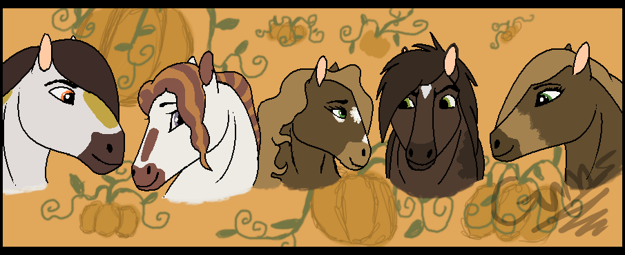 Pantha's Mate and Foals