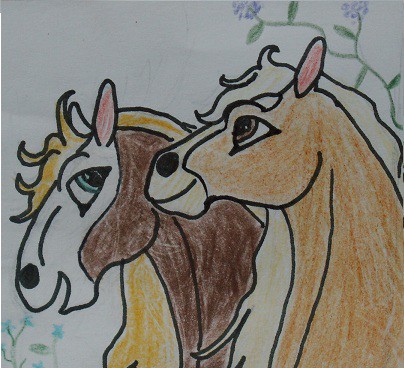 The main mares of the Cimarron herd