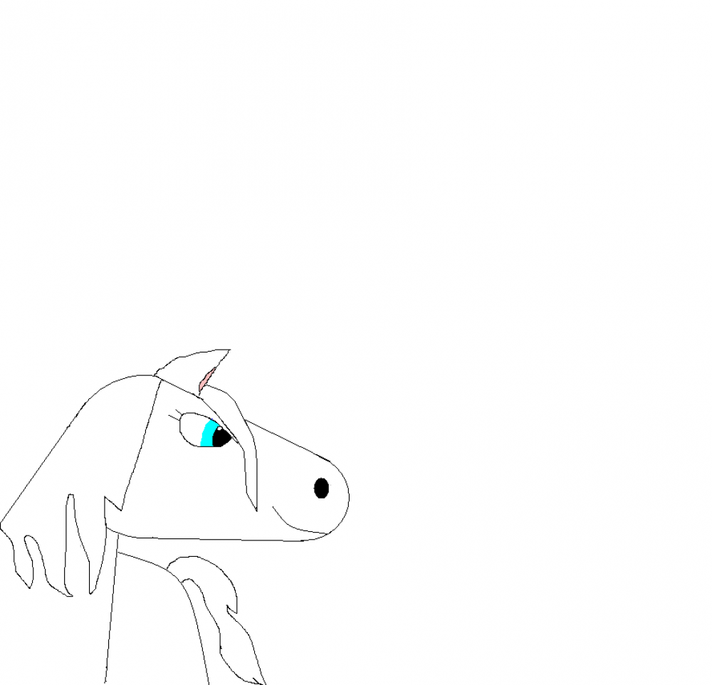mare line art