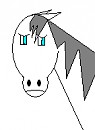 mad foal line art