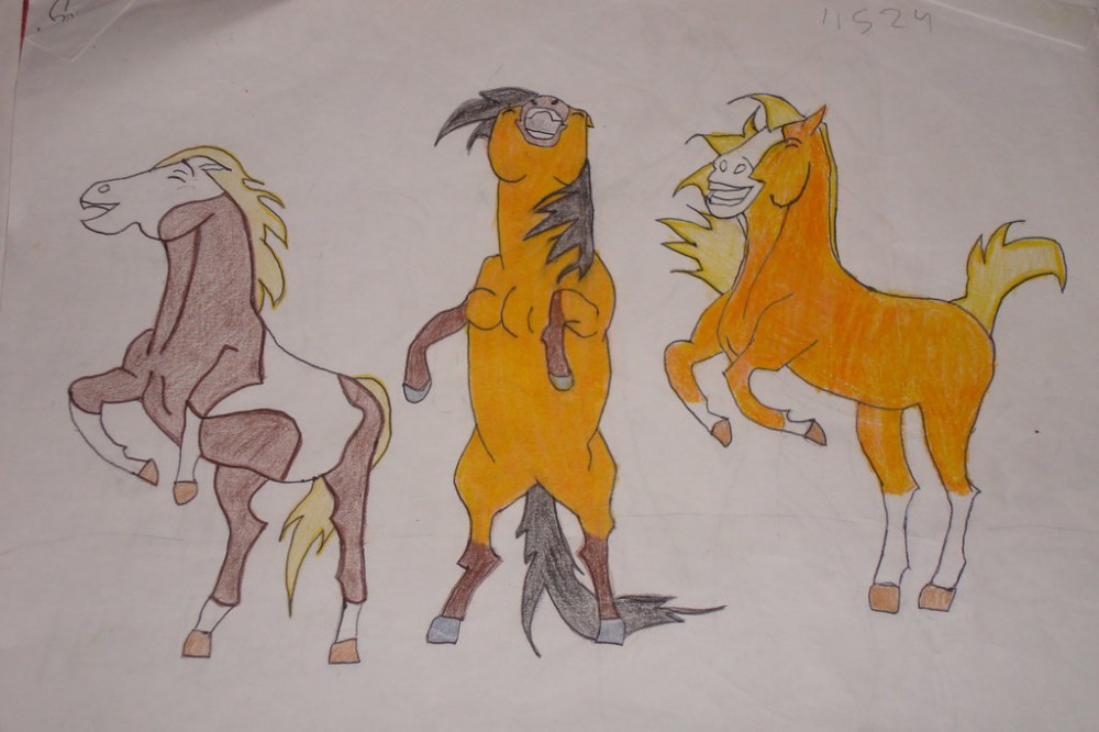 Rain,spirit, and  esperanza drawing