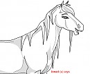 FREE mare lineart