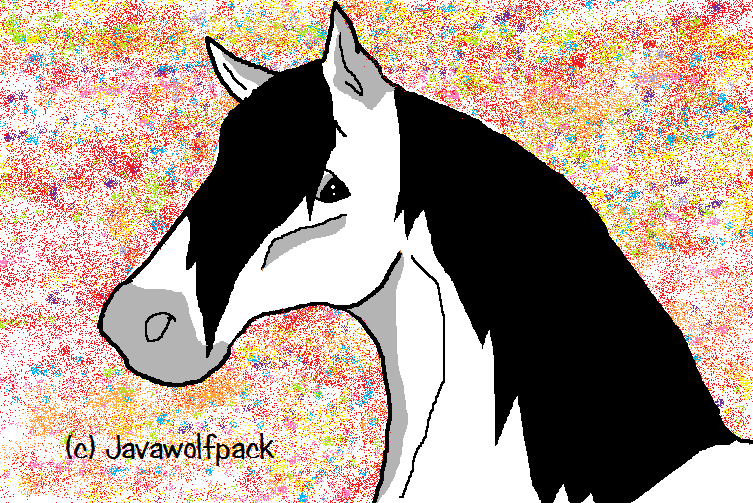 FREE Spirit or Kiger Mustang Lineart!