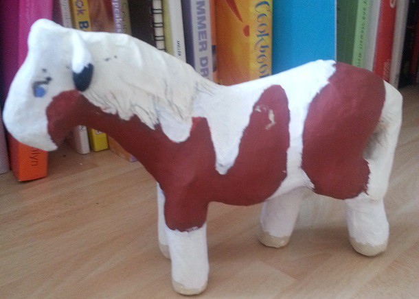 Paper mache Rain