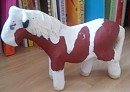 Paper mache Rain
