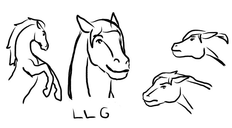 Horse sketches