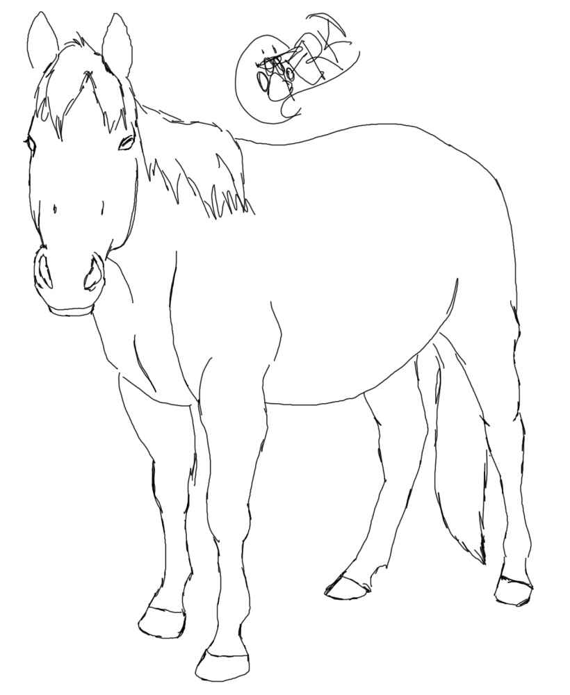 More horse doodles