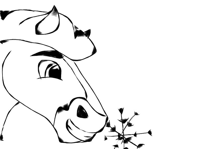 Spirit and his first Snowflake