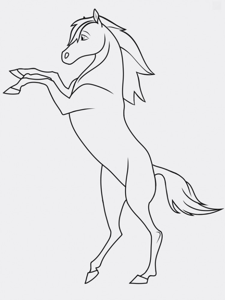 Free LineArt cheval