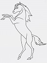 Free LineArt cheval