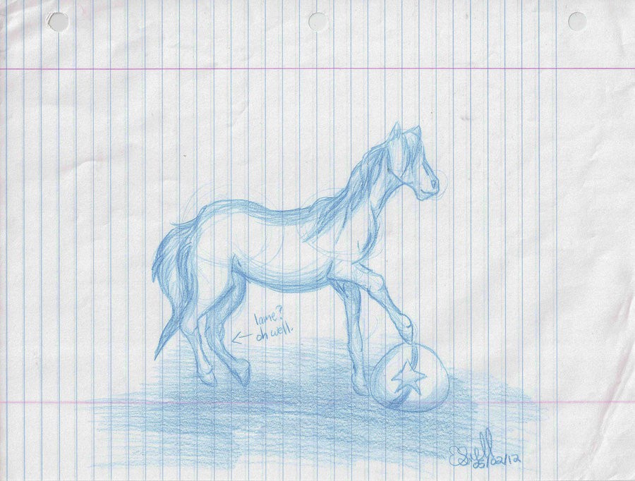 Horse sketch 3 out of 4