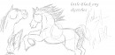 LBP Scketches Little black pony