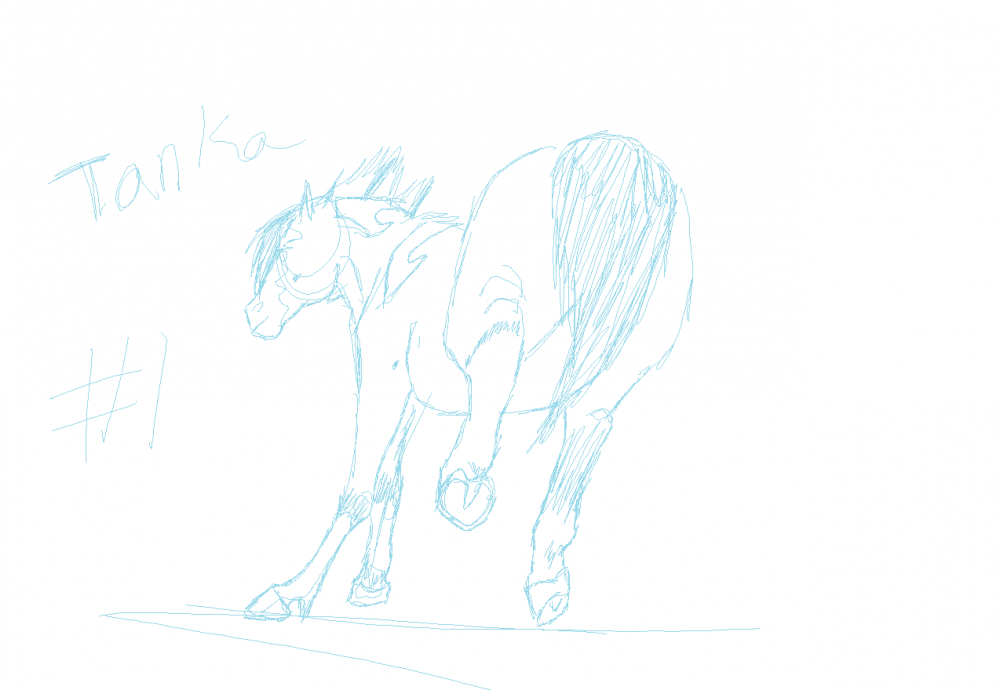 Tanka Tablet doodle practice