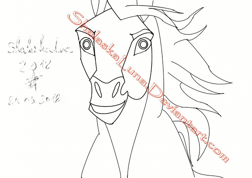 Spirit lineart colorier