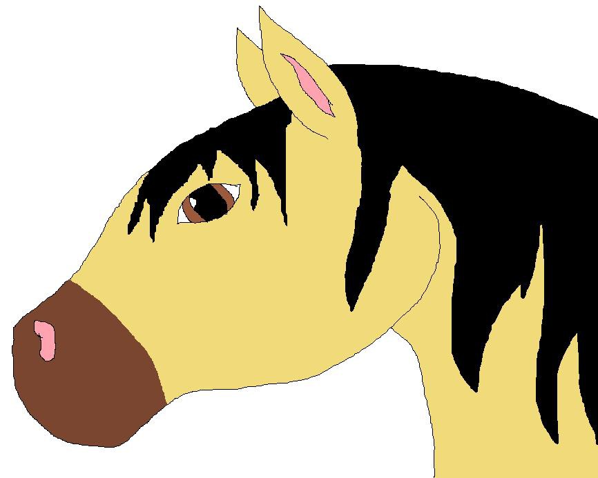 My first paint drawing of Spirit
