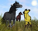Mikasi, Lonan and Spirit