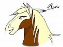 My first drawing of Rain on MS Paint.