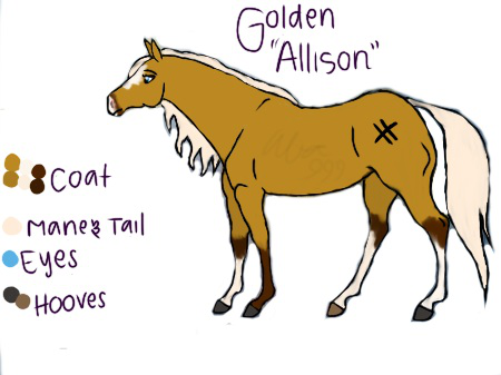 Detail Golden Allison