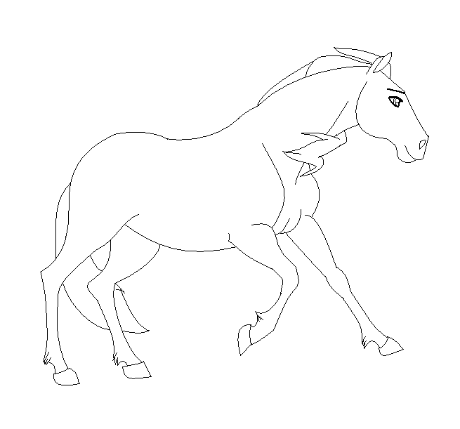 Mare lineart