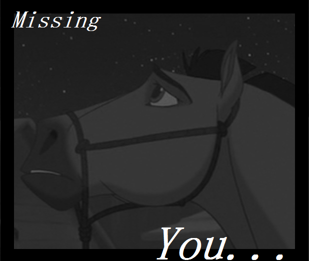 Missing you..