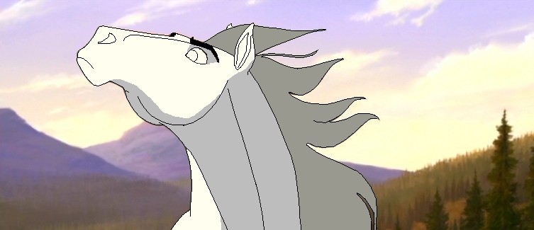 Noble Stallion Lineart