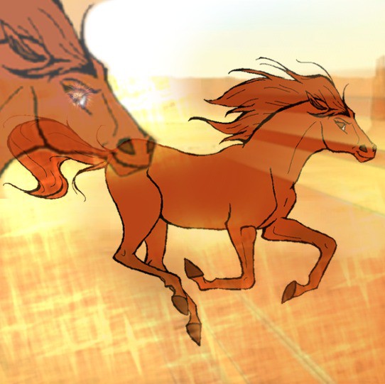 Beautiful Red Horse