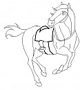  Wrangler's Horse Render/Lineart-Free