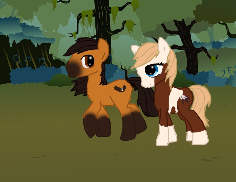 Spirit and Rain MLP FiM Style