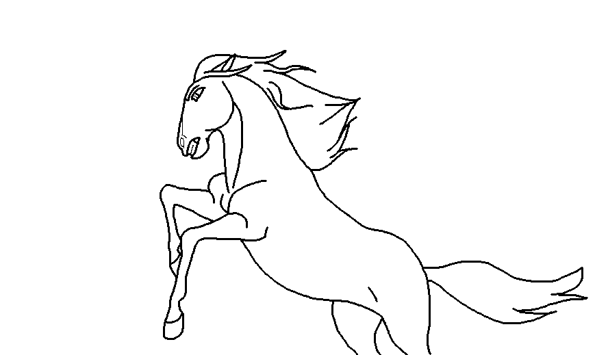 Angry Mare Blank Render