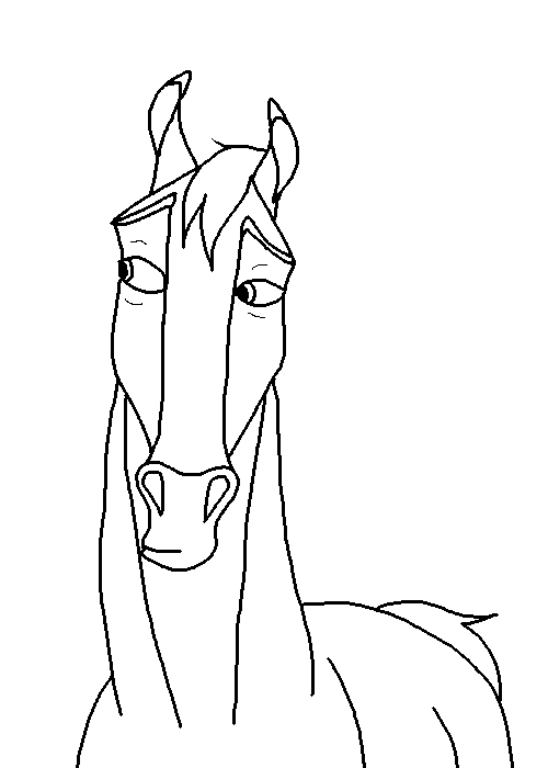 Confused Horse Blank Render b