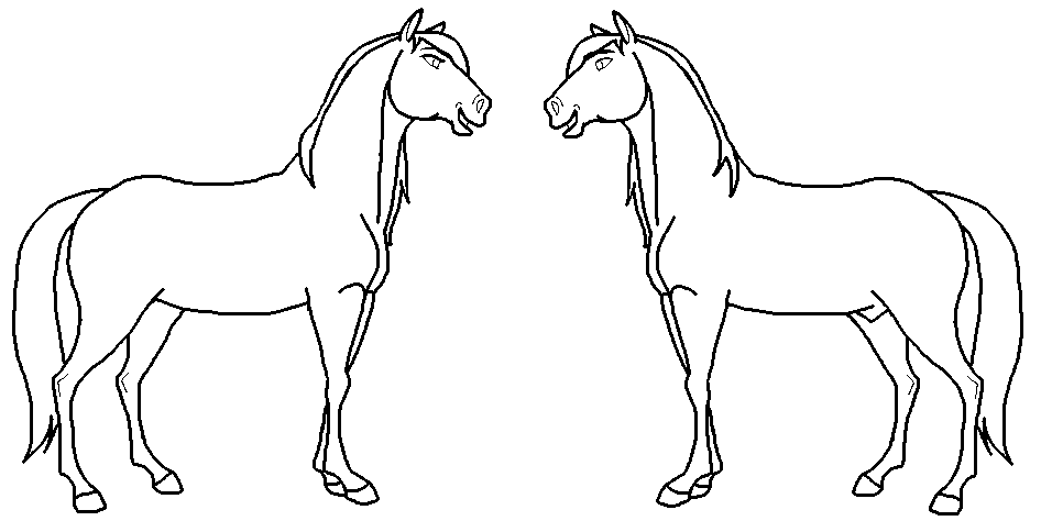 Mare/Stallion Blank render