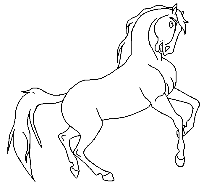 Happy stallion blank render