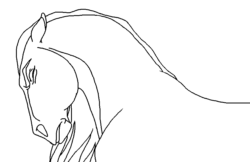 Pained Stallion Blank Render