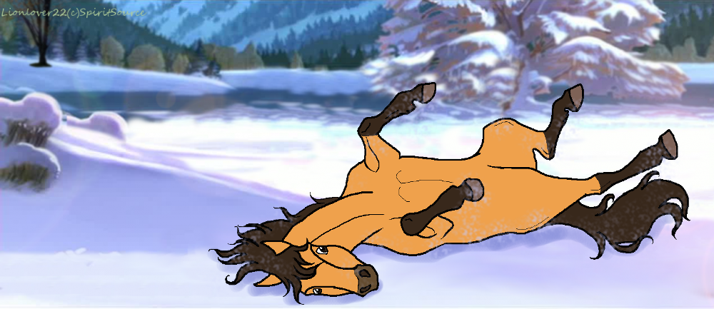 Making Snow Angels...