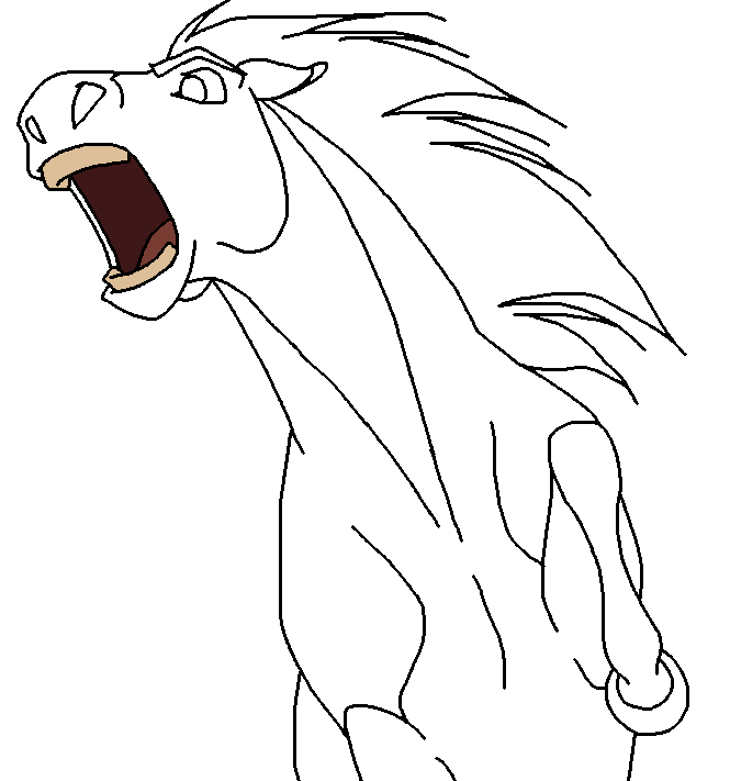 Fighting Stallions Blank render b