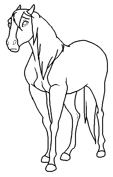 Nervous Mare Blank render