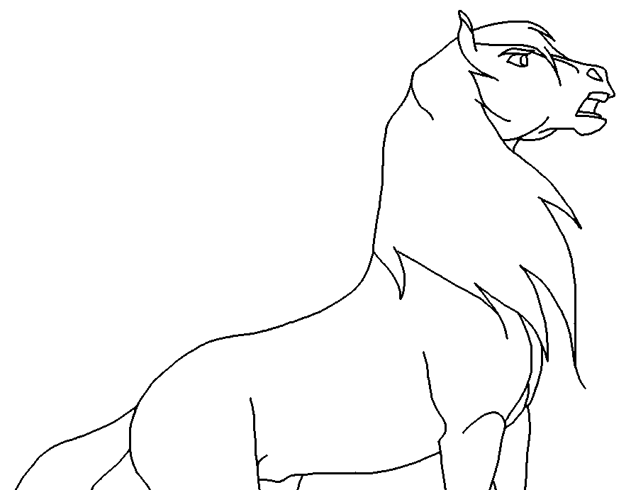 Stern Stallion Blank Render