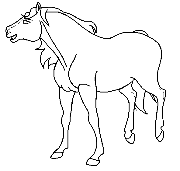 Happy Horse Blank render