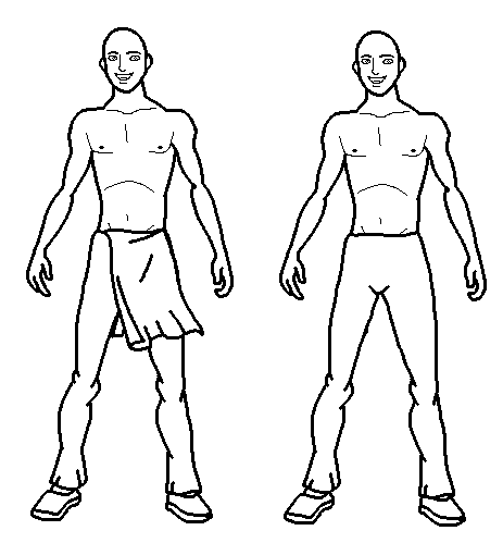 Lakota Man Blank Render