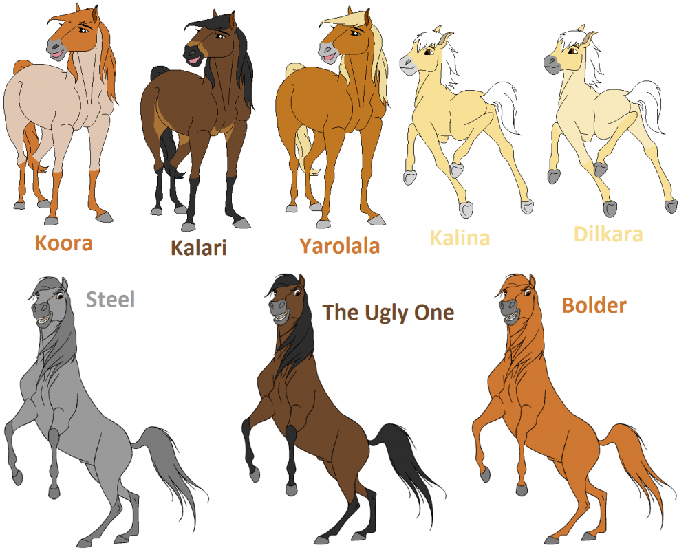 The Silver Brumby Characters part 4