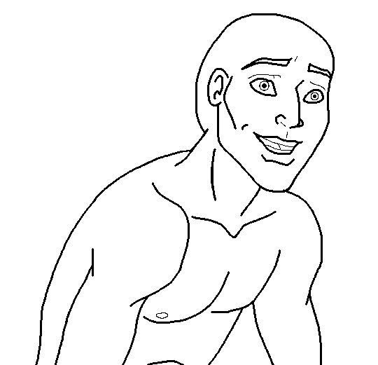 Man Blank Render