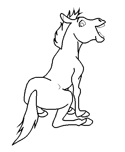 Cheeky Foal Blank Render