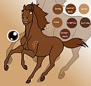 Chestnut Lakota Pony reference
