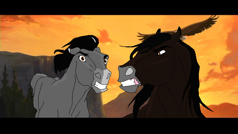 Ben and some random horsey 8D