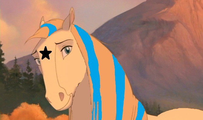 Just a horse.