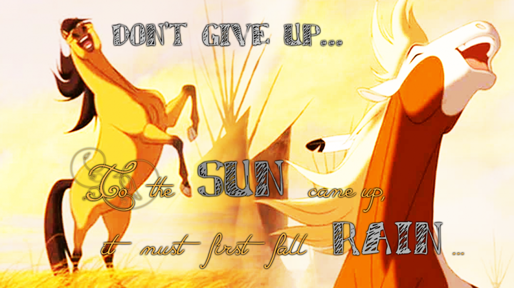 Don't give up