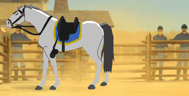 Cavalry Stallion Render