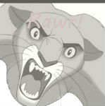 Cougar black/white avatar